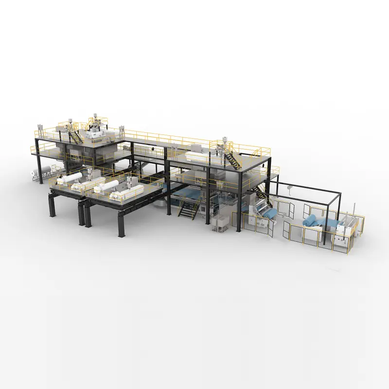 AL--SSMMS东阳奥隆PP纺熔-纺粘非织造无纺布生产线